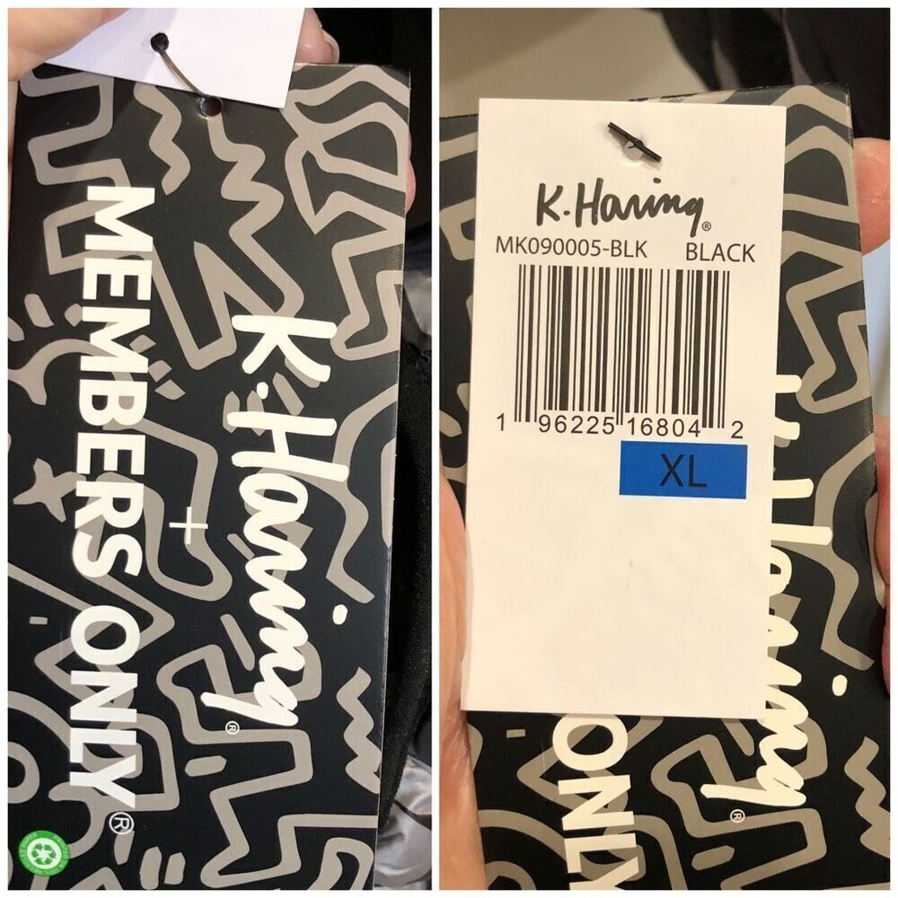 MEMBERS ONLY + KEITH HARANG - M Sz XL -NWT Reversible Puffer Jacket - Picture 16 of 16